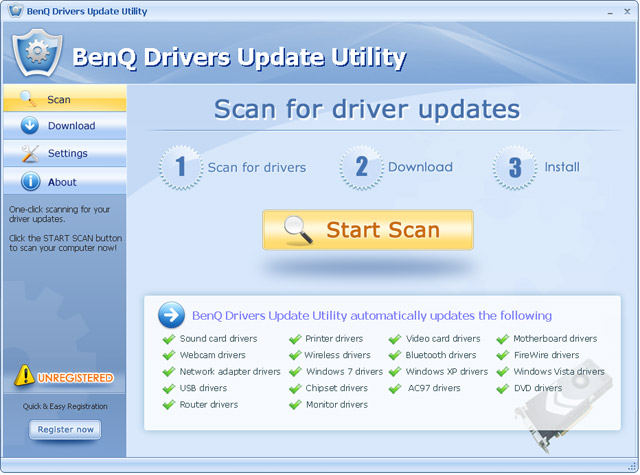benq drivers download